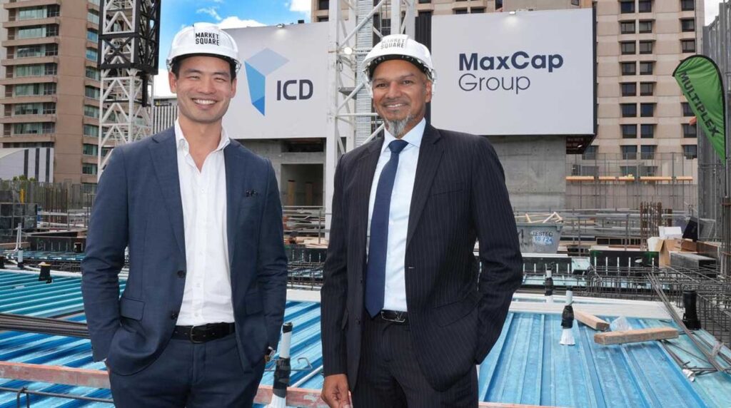 ICD Property's Matt Khou and ICAM's Freddy Bartlett